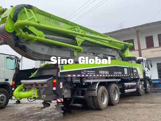 Truk Pompa Beton Zoomlion Bekas 52M dengan Isuzu Chassis dengan Model 2014