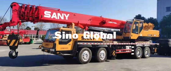 2nd Hand 75 Ton Truck Crane Sany STC75 Dengan Boom Utama 12m 80Km / jam