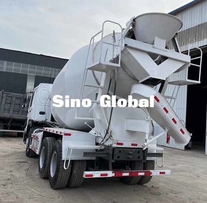 Truk Mesin Pengaduk Beton Bekas, Truk Campuran Siap Pakai Howo 12M³ 6X4