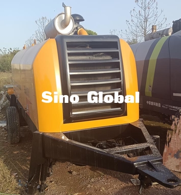 Pompa Trailer Beton Bekas Kuning HBT8018C Sany 180kw 2200rpm