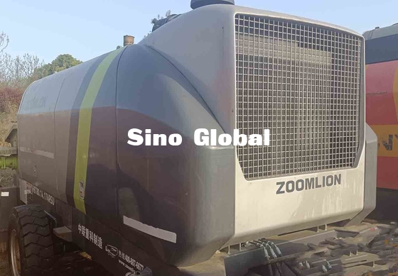 Pompa Trailer Beton Hitam Hijau Bekas Zoomlion HBT80 174kw