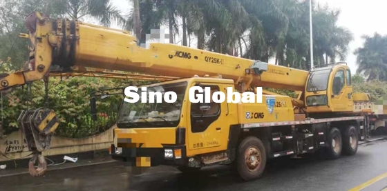 Derek XCMG bekas 25 Ton Kapasitas 3000mm Radus Kerja