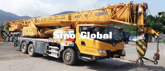 Derek tangan ke-2 XCMG 25 Ton, derek yang dipasang di truk bekas, Diameter Putar 21m