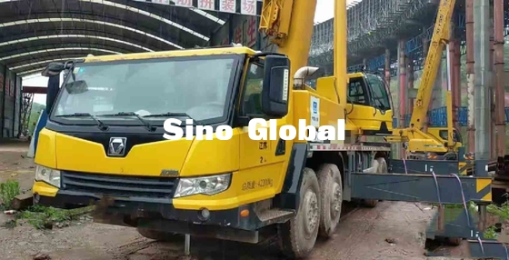 50 Ton Bekas Truck Crane XCMG QY50KA 40L Konsumsi Minyak Per 100km