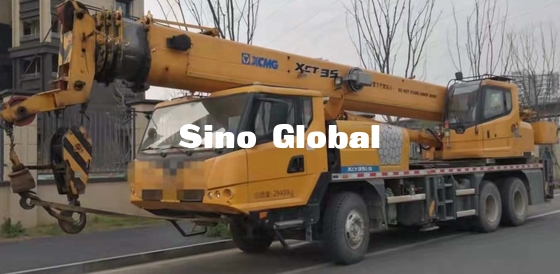XCMG XCT35 Digunakan Truck Crane 35 Ton dengan 7 Bagian U Bentuk Boom