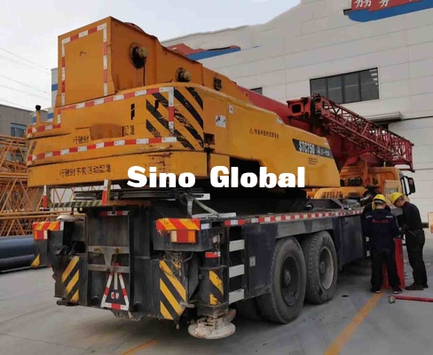 75 Ton Digunakan Truck Mounted Knuckle Boom Cranes Dengan 5 Bagian Boom Kecepatan 80km / H
