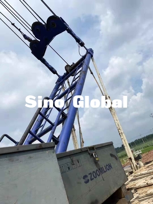 Zoomlion 75 ZCC750H Bekas Derek Perayap 18m Panjang jib tetap
