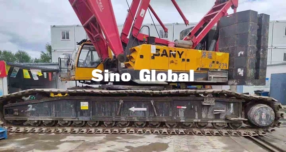 Digunakan Model Sany Derek Perayap 250 Ton SCC2500C dengan daya 242kw