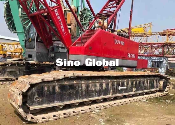 Fuwa QUY100 Digunakan Crane Crawler Dengan Kapasitas Angkat 100 Ton