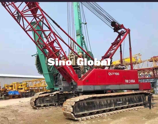 Fuwa QUY100 Digunakan Crane Crawler Dengan Kapasitas Angkat 100 Ton