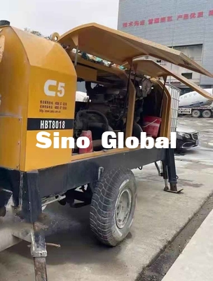 Sany HBT8018 C5 Digunakan Beton Trailer Pump 180kw S Valve Type