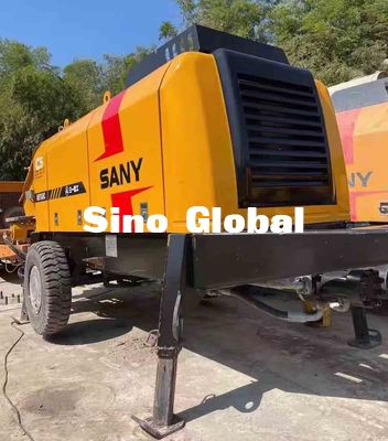 Digunakan Sany Trailer Mounted Pompa Beton THB60C 90kw Nilai Daya