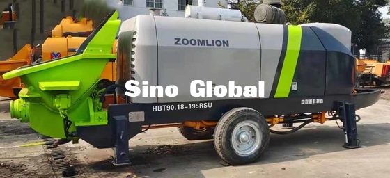 195kw Daya Digunakan Pompa Trailer Beton Zoomlion THBT90.18.195RSU 93m3 / H