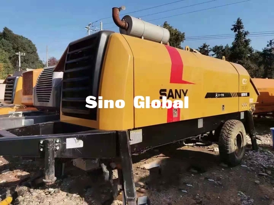 Pompa Trailer Beton Diesel Bekas Sany HBT8018C 180kw Nilai Daya