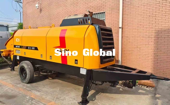 Sany Diesel Digunakan Beton Trailer Pump S Valve Type 180KW Power