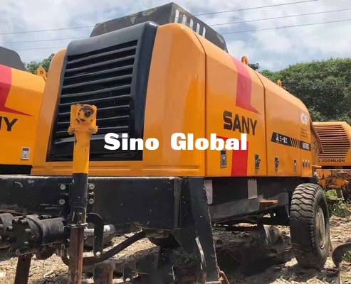 Pompa Trailer Beton Listrik Bekas Sany HBT6013 90KW Nilai Daya