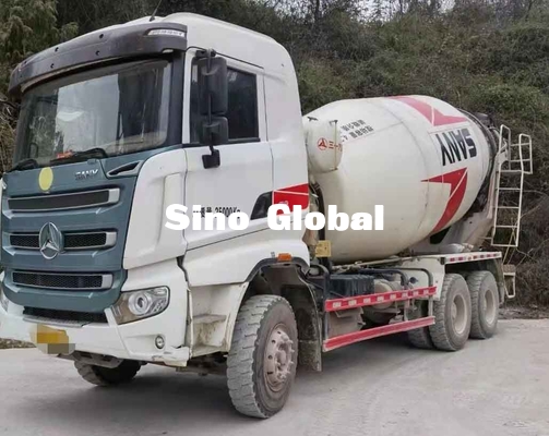 Truk Pengaduk Beton Bekas Sany 12M³ Kapasitas 257KW Tenaga Mesin