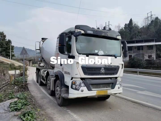 Truk Pengaduk Beton Howo kedua tangan tipe Diesel 10M³ 371HP Power