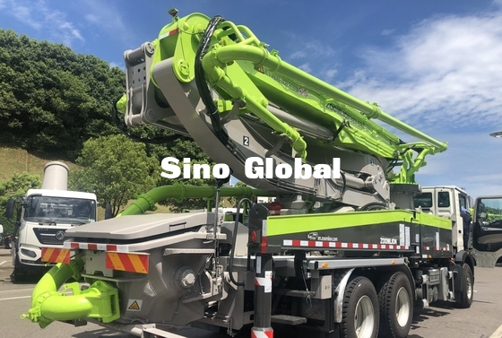 Zoomlion Putzmeister Sany XCMG Truk Pompa Beton 23m Sampai 88m Dengan Chassis Opsional