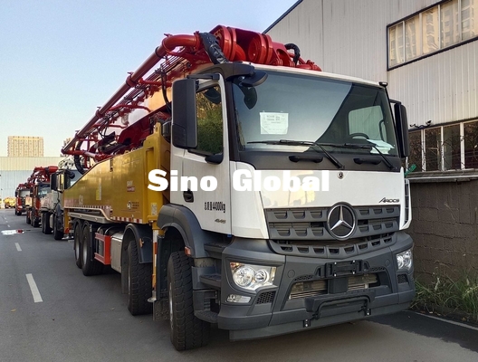 Pompa Beton Sany 47M Baru yang Dipasang di Truk dengan Benz Chassis