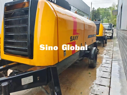 Digunakan Trailer Mounted Concrete Pump 181KW Engine Power S Valve