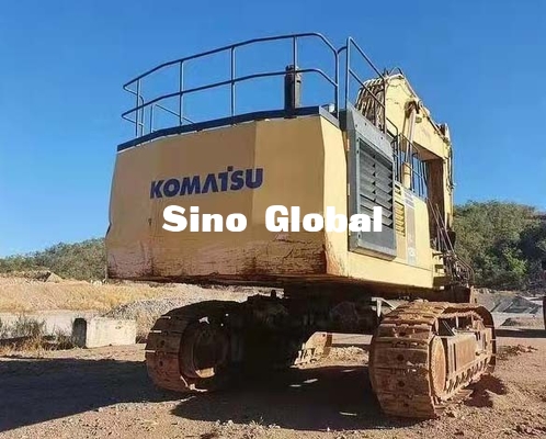 514KW Power Digunakan Ekskavator Perayap Komatsu 1250 Model 170mm Stroke