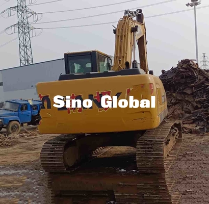 Sany SY215C Digunakan Ekskavator Perayap 128kw / 2000rpm Tenaga Mesin