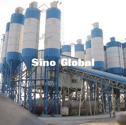 Zoomlion HZS180 Pabrik Batching Beton 205KW Daya 180 M3 / Jam Kapasitas