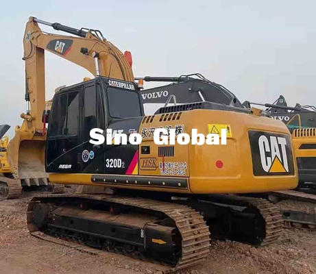 2nd Hand Caterpillar 320D Excavator Kapasitas tangki 99,9 KW Daya 340L
