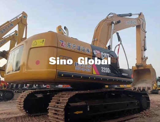 2nd Hand Caterpillar 320D Excavator Kapasitas tangki 99,9 KW Daya 340L