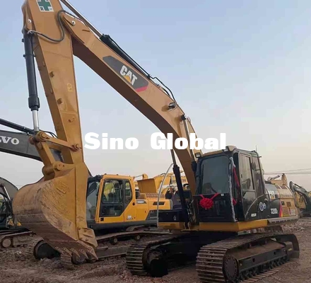 2nd Hand Caterpillar 320D Excavator Kapasitas tangki 99,9 KW Daya 340L