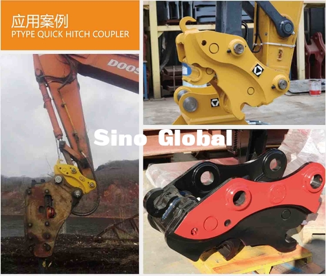 Excavator Quick Hitch Coupler Untuk Mesin Konstruksi Komatsu Sany CAT