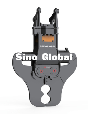 Attachment Geser Hidraulik fleksibel Untuk Excavator dengan Silinder Ganda Satu Silinder