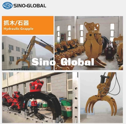Grapple Hidrolik Mekanik Untuk Excavator Komatsu Sany CAT