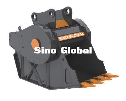 Komatsu Sany CAT Excavator Bucket Dan Attachment, Bucket Screener Crusher