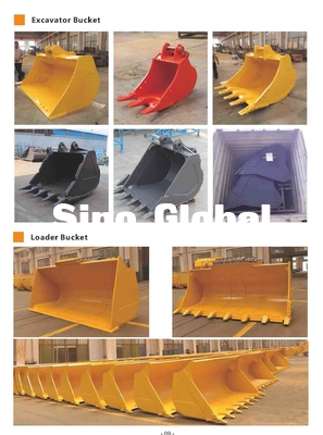 Semua Merek Excavator Bucket Dan Attachment merek Sino Global